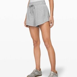 Lululemon Inner Glow Short 3" Modal in Heathered Core
Light Grey